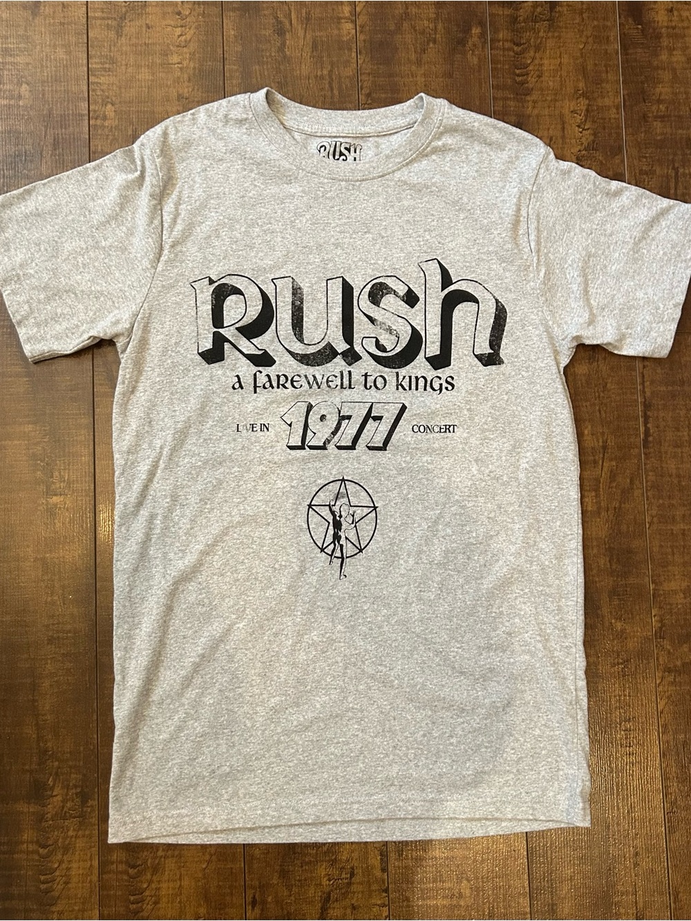 1977 Grey Graphic Tee - A Farewell to Kings